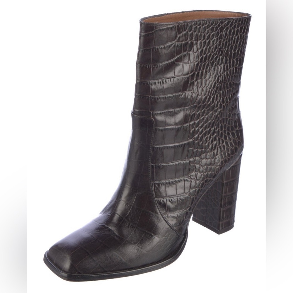 Paris Texas Black Mid-Calf Boots Size 10.5 - Picture 5 of 5